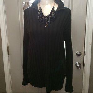 Ralph Lauren Forest Green Half-Zip Sweater!